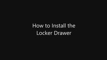 Load and play video in Gallery viewer, Locker Drawer &amp; Shelf Combo
