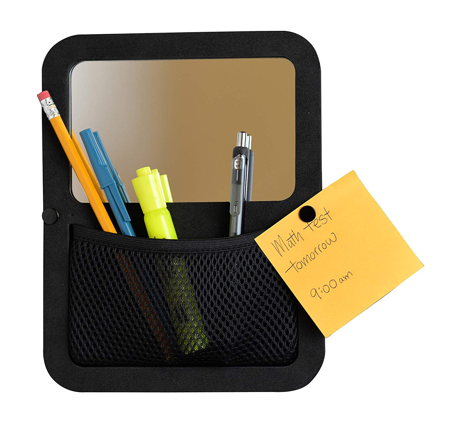  Magnetic Locker Mirror with Magnetic Pen Holders